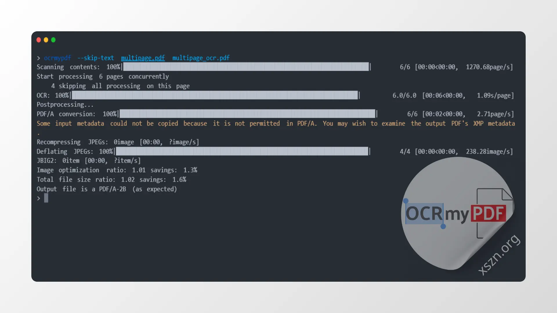 OCRmyPDF